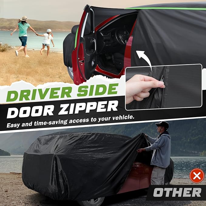Mixsuper Liner Car Cover for Subaru Crosstrek 2013-2026, 7 Layers Waterproof