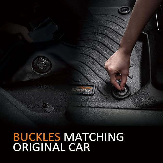 Binmotor-Floor Mats for Subaru Legacy/Outback 2015-2019, 2 Rows All Weather Car