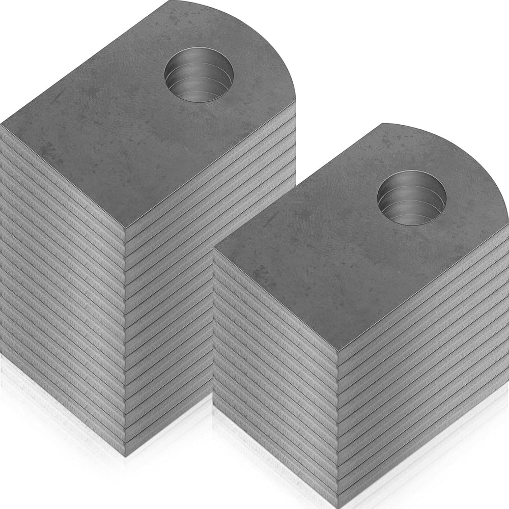 Dunzy 100 Pcs Steel Weld on Tabs, Universal Shock Mountt, Metal Tabs