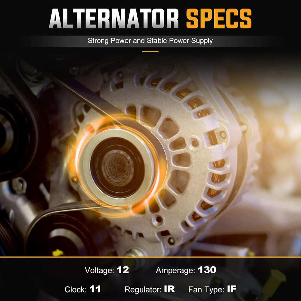 New Alternator 130 Amp for 3.5L Honda Odyssey 2008-2010