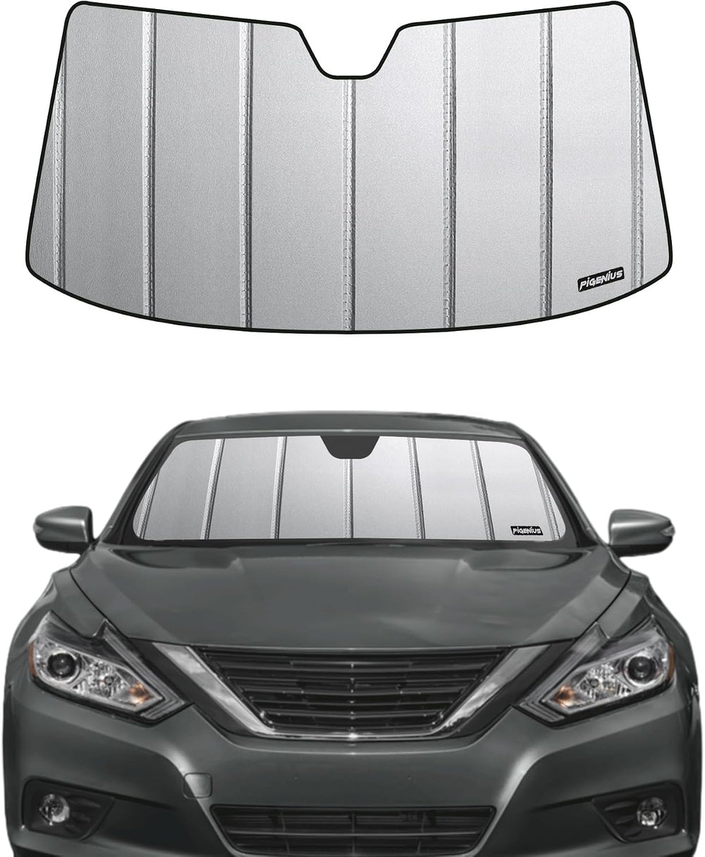 Pigenius Windshield Sunshade for Nissan Altima Sedan 2013-2018, Premium Grey ...
