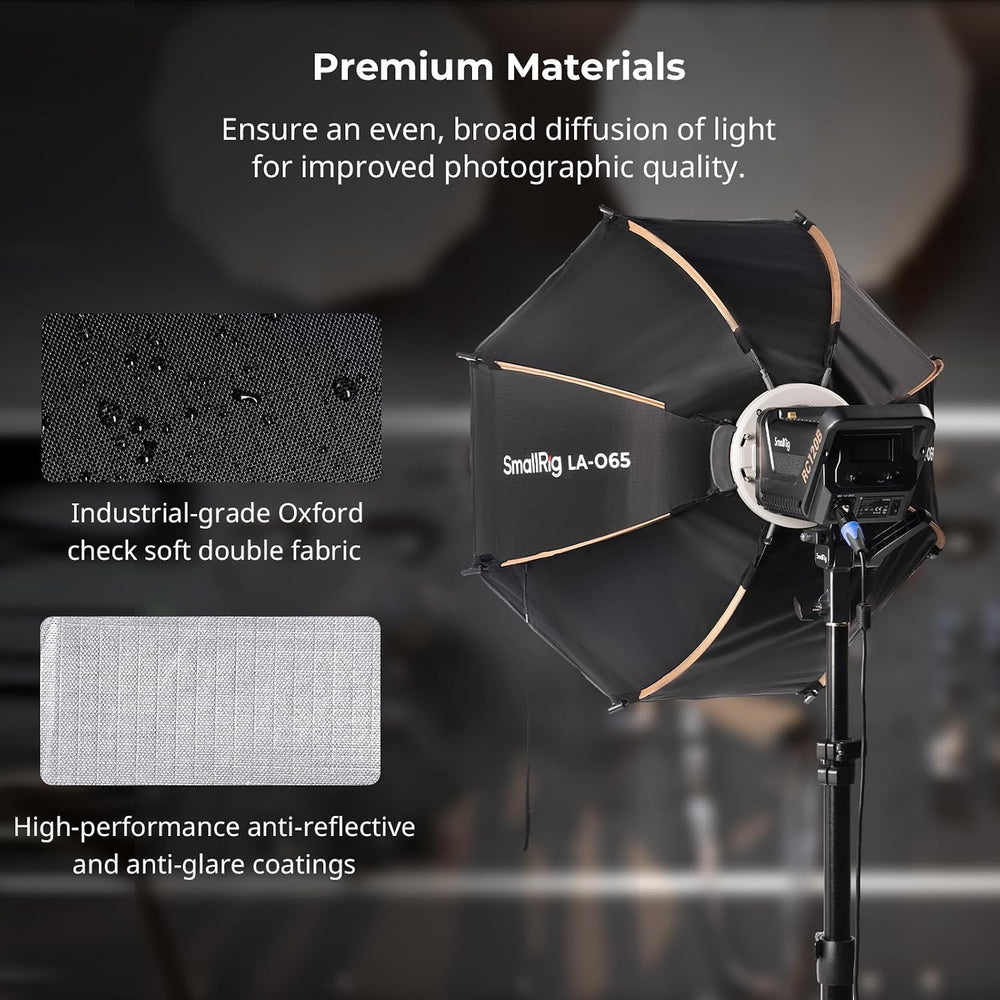 SmallRig 25.6" Bowens Mount Softbox Photography Lighting Kit, Quick Release