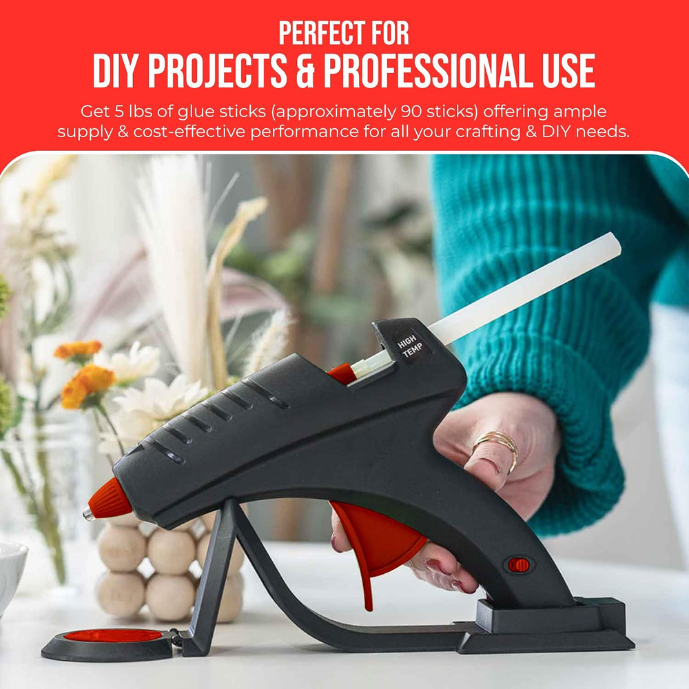 PDR Full Size Hot Melt Glue Sticks for Glue Gun - Bulk 10in Black - Paintless...
