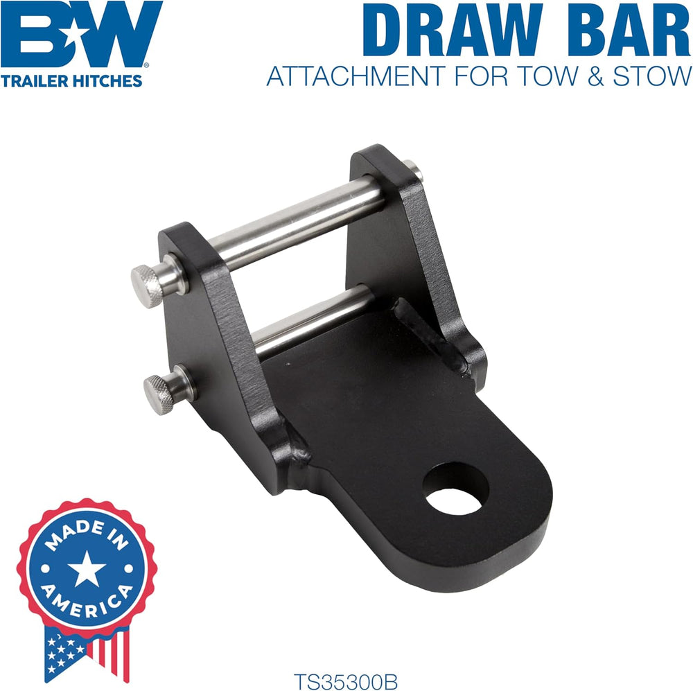 B&W Trailer Hitches Draw Bar Attachment TS35300B