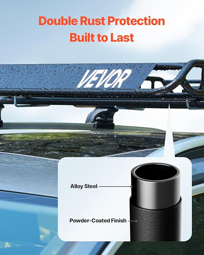 VEVOR Roof Rack Basket, Universal Rooftop Cargo Carrier