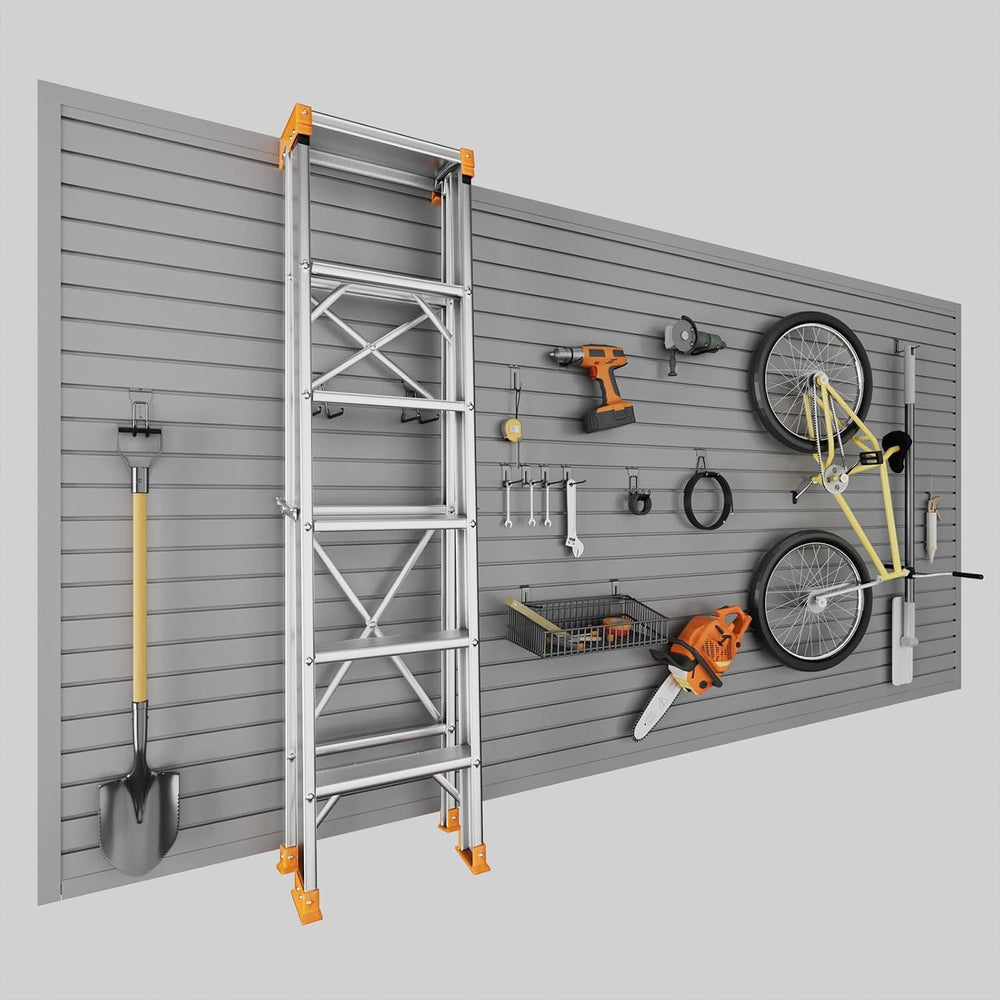 Slatwall Panels, 4 x 8 ft Garage Wall Organizer Storage Systems