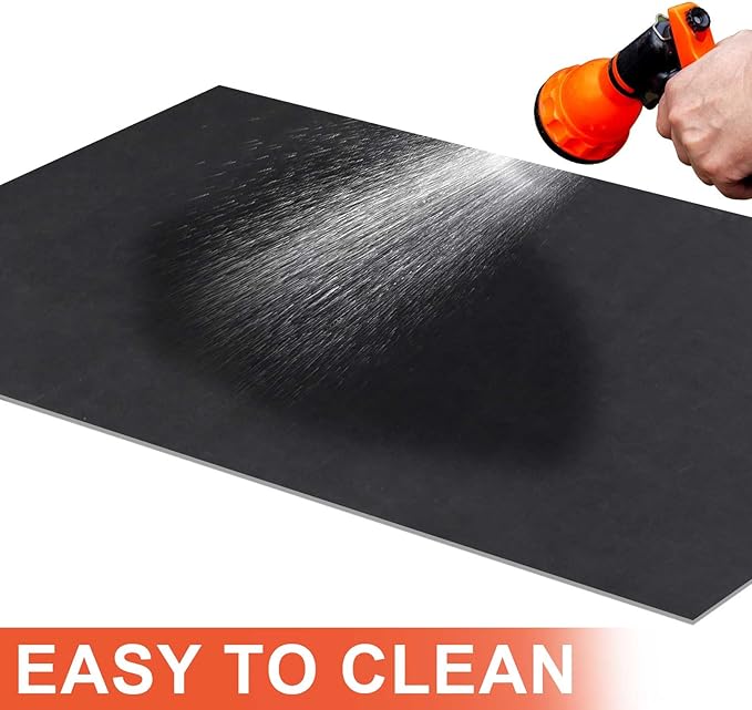 78 x 31 Inch Motorcycle Mat Garage Floor Rug Washable Parking Mats