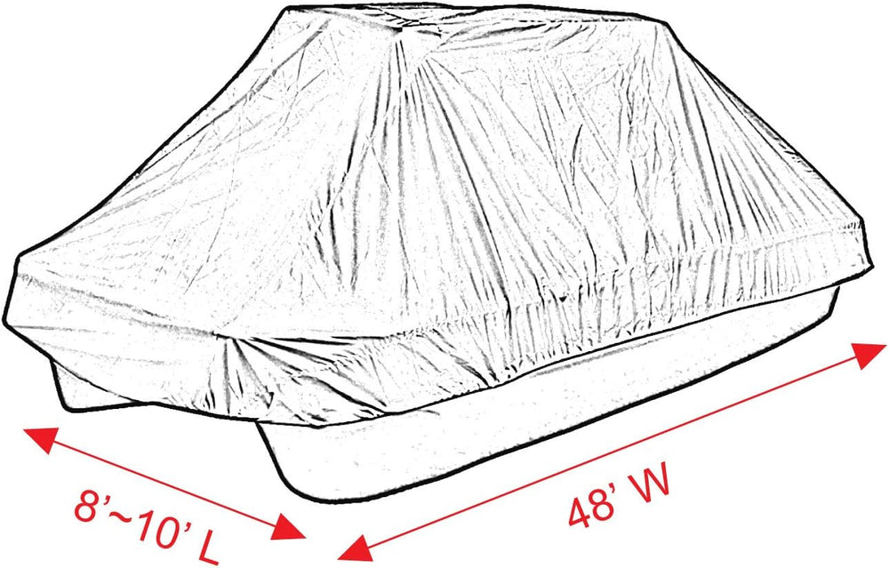 Leader Accessories Molded Pond Boat Cover Fits 8'-10'L Pond or Bass B...