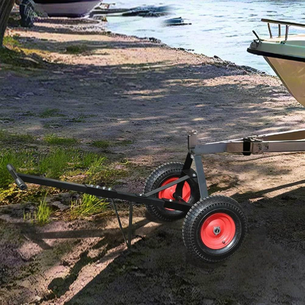 Trailer Dolly with 2" Hitch Ball – 600 LBS Capacity Heavy Duty Steel Tra...