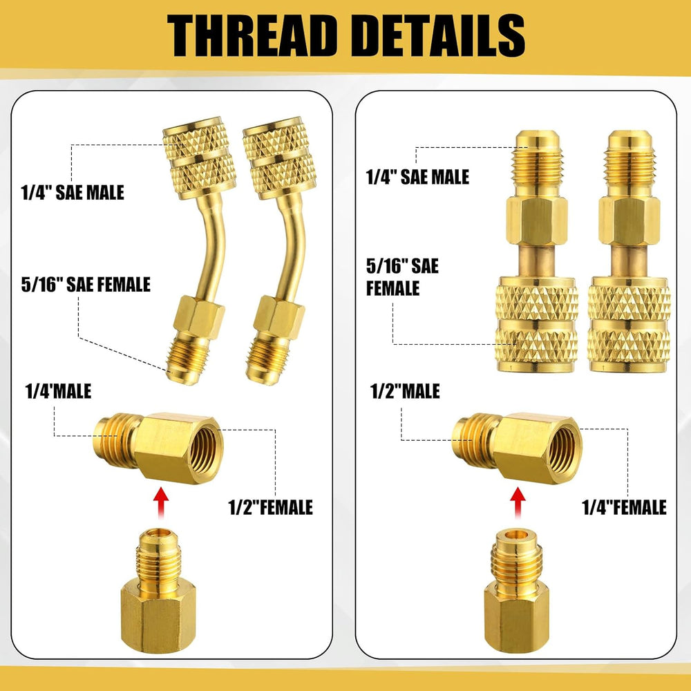 Tujoe MGAVCT Mega Flow Vacuum-Rated Valve Core Remover Installer Tool with Re...