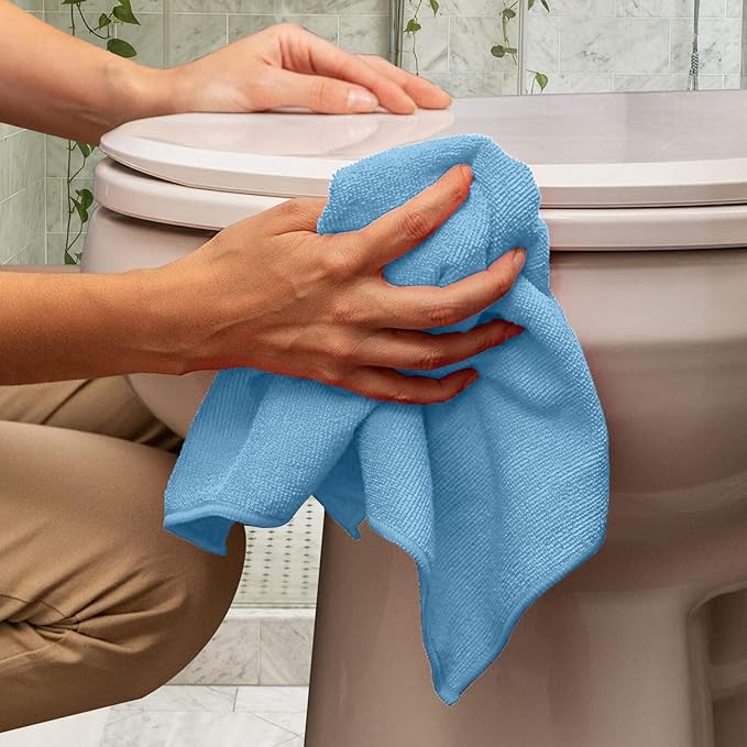 Avalon Towels Microfiber Cleaning Cloths Size 16" x 16", Highly Abs...