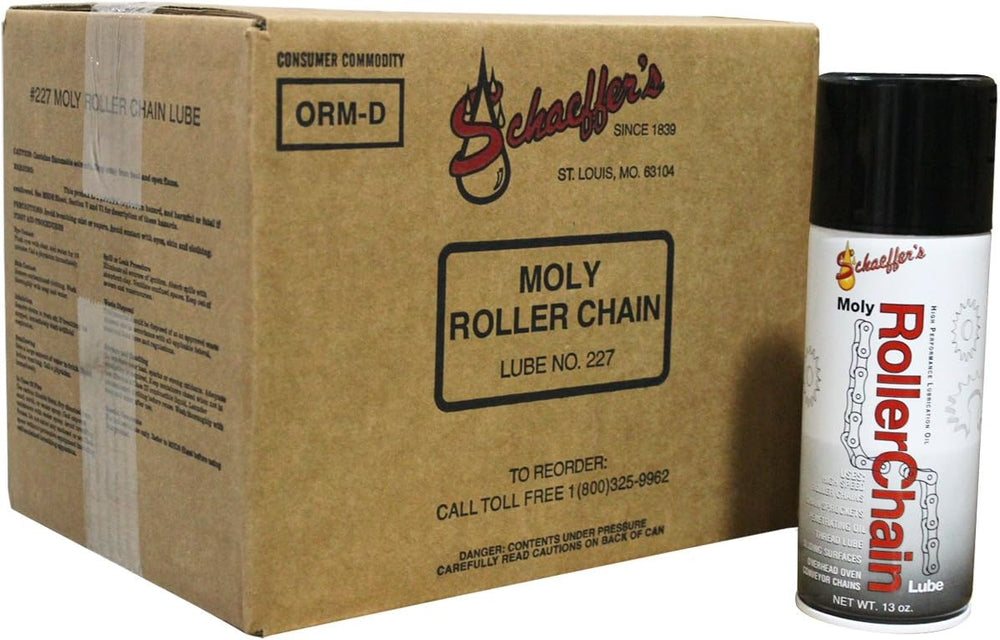 Schaeffer Manufacturing Co. 0227-011 Moly Roller Chain Lube, 13 oz. Aerosol C...