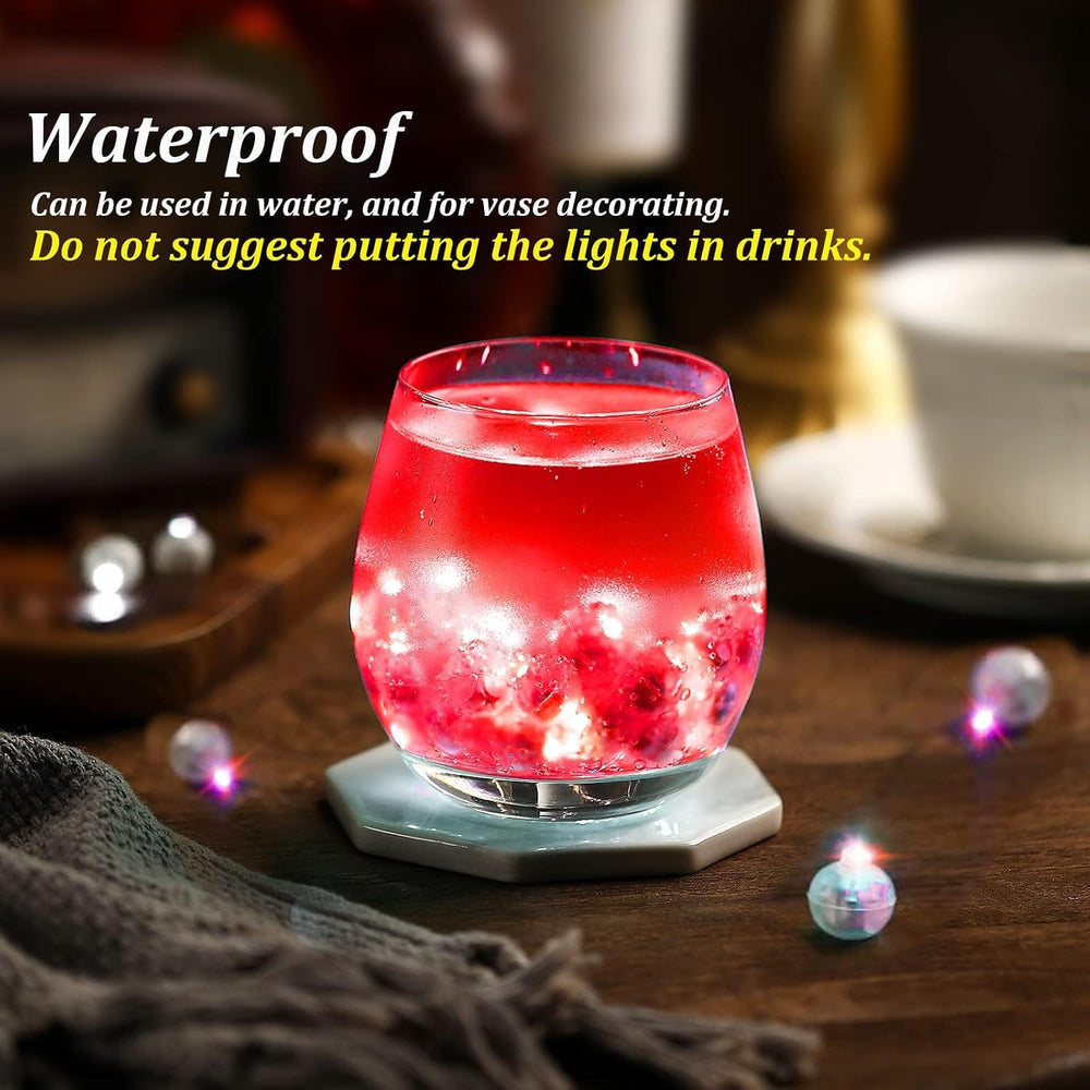 200pcs Red LED Balloon Lights, Mini Led Lights Small Round LED Ball Lamp for ...