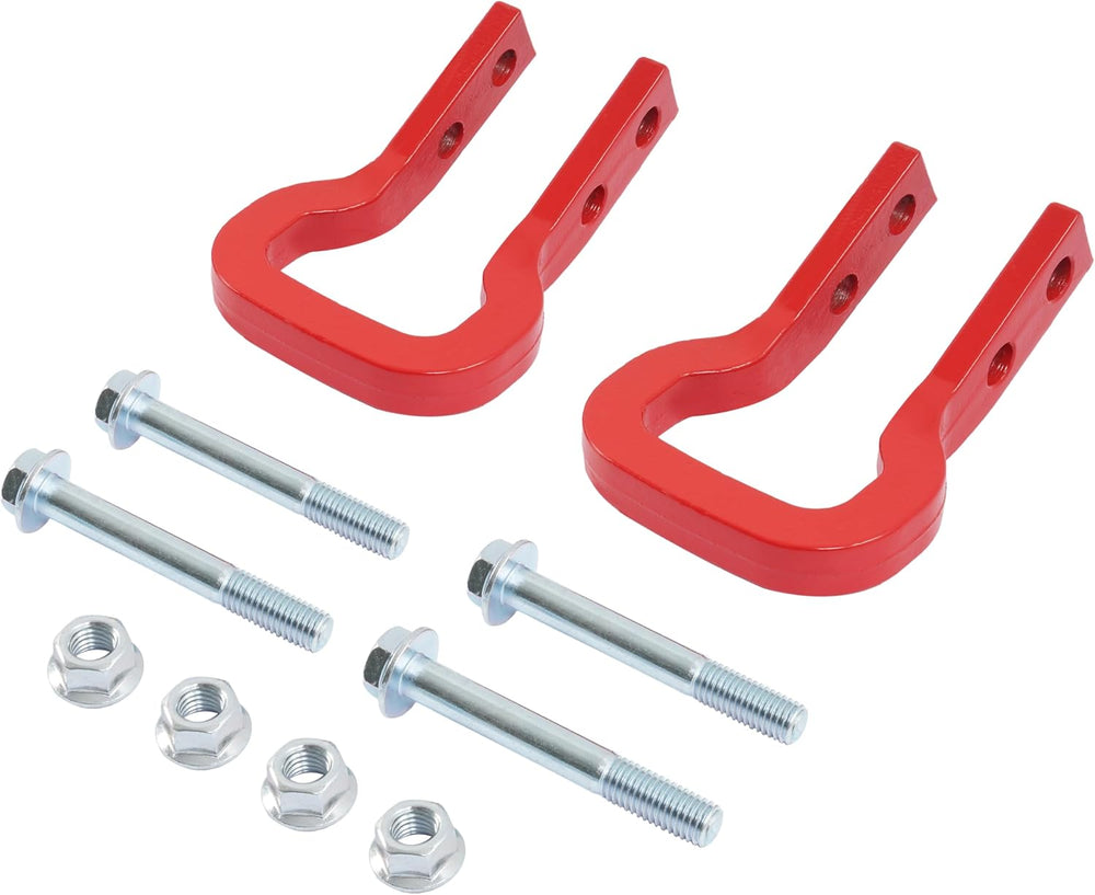 ALMULOO 2PCS Front Tow Hooks Compatible with 2023 2024 Chevrolet Colorado/202...