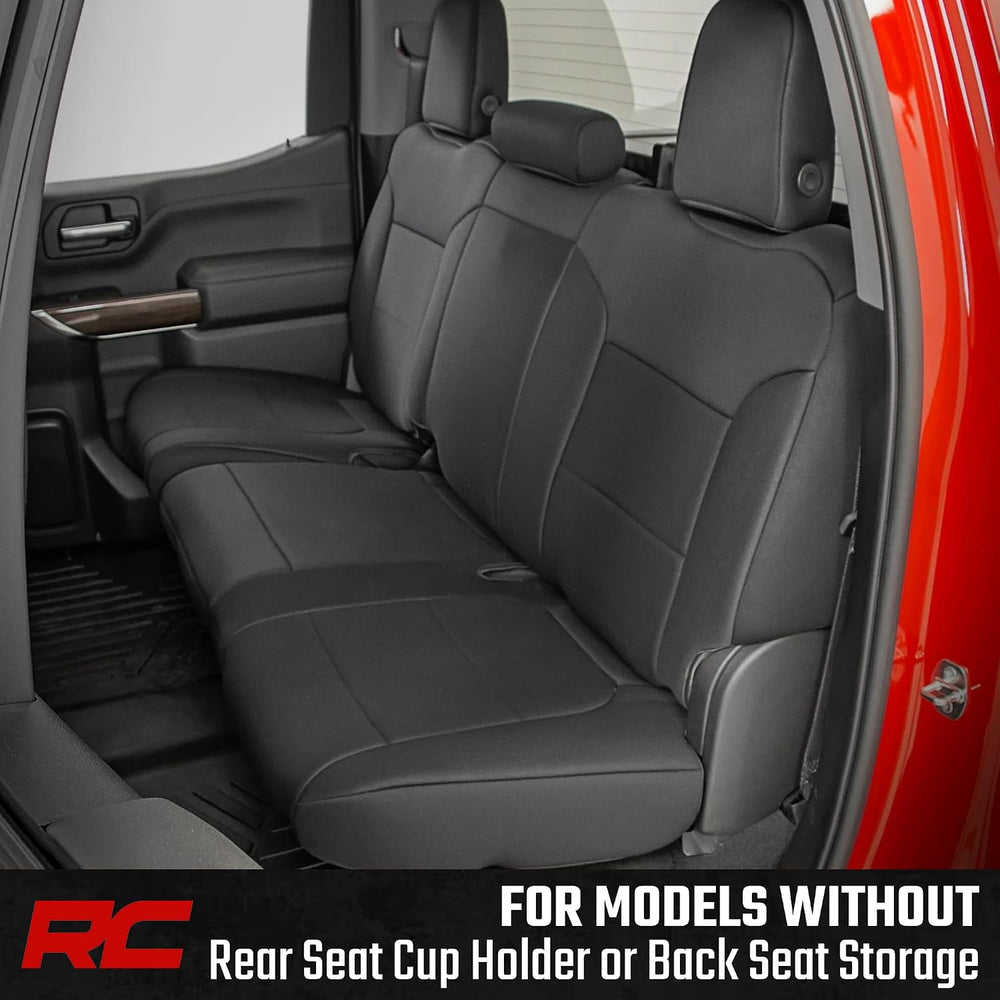 Rough Country Neoprene Seat Covers for Chevy Silverado & GMC Sierra 1500 ...