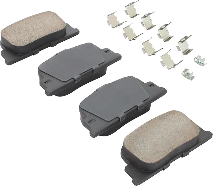 Premium Ceramic Rear Brake Pads Compatible