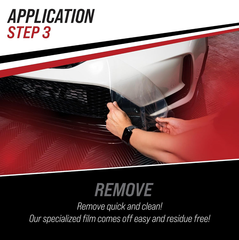 TRACK ARMOUR® 6" x 100' - Temporary Paint Protection Film for Car, T...