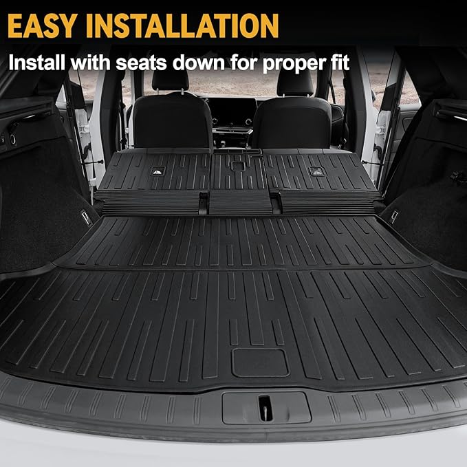 Floor Mats Set for 2023-2025 Lexus RX350/RX350H/RX500h Accessories, All Weather