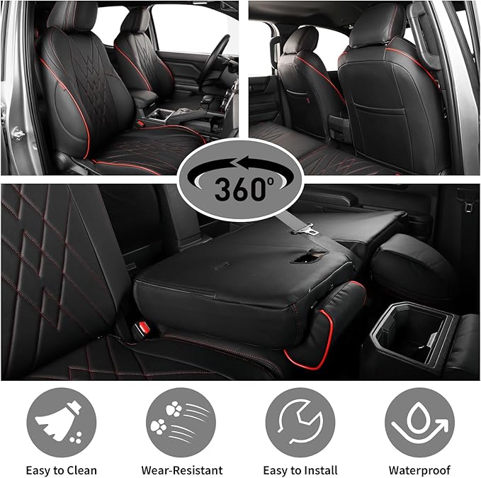 EKR Custom Fit Tacoma Car Seat Covers