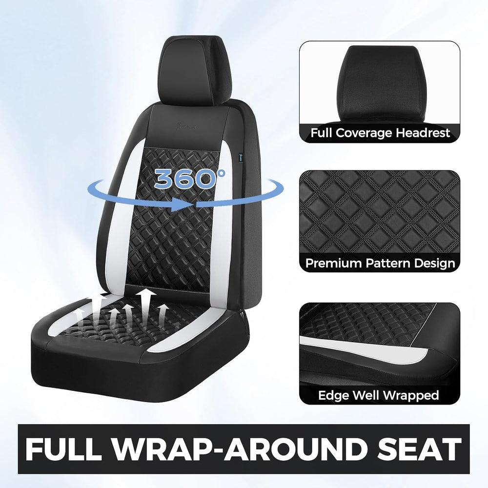 Seat Covers, Front Seat Covers 2 PCs, Automotive Seat Cover for Cars, Luxury ...