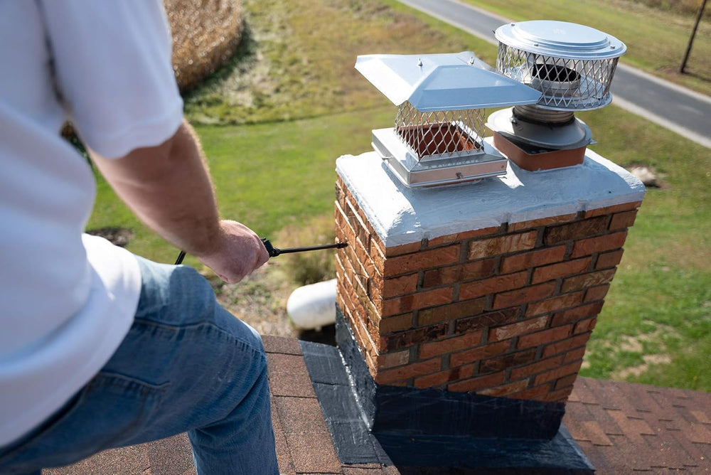 MasonryDefender Chimney Brick Sealer, Clear Water-Based Siloxane Sealer - Bre...
