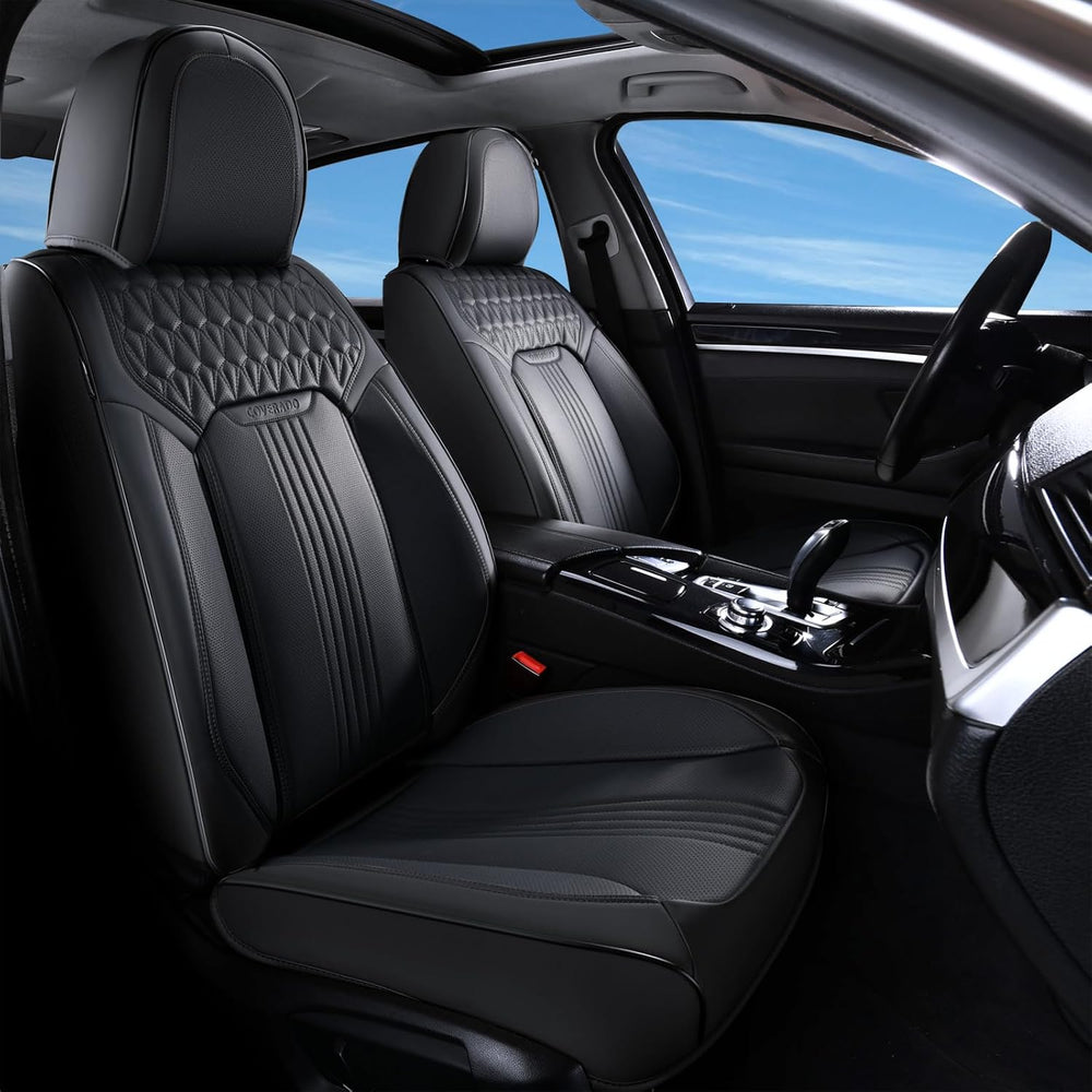 Coverado Seat Covers, Car Seat Covers Front Seats, Black Seat Cover, Waterpro...