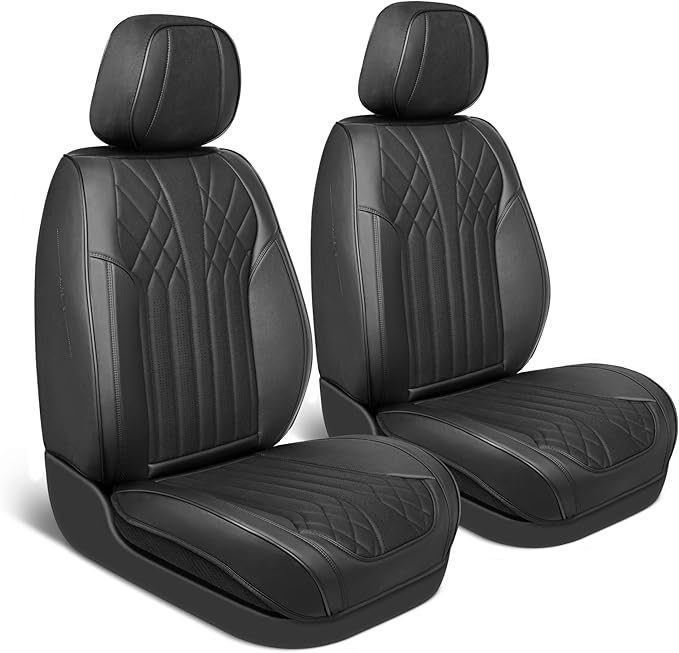 Elite Edition Faux Leather & Suede Seat Covers
