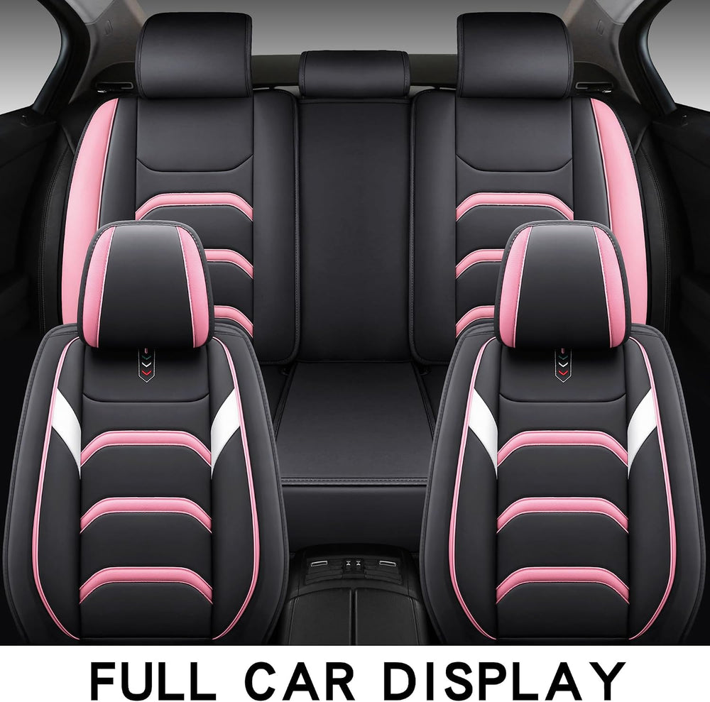Leather Car Seat Covers,Full Coverage Seat Covers Full Set,Universal Automoti...