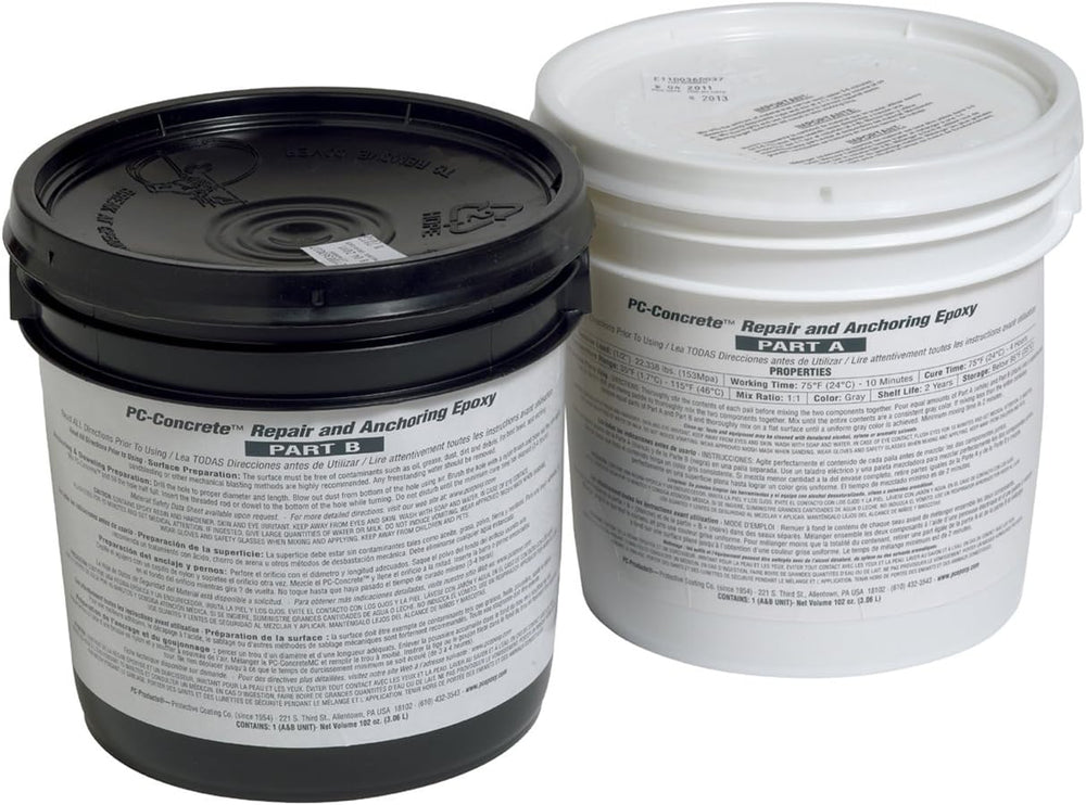 PC Products PC-Concrete Epoxy Adhesive Paste for Anchoring and Crack Repair, ...
