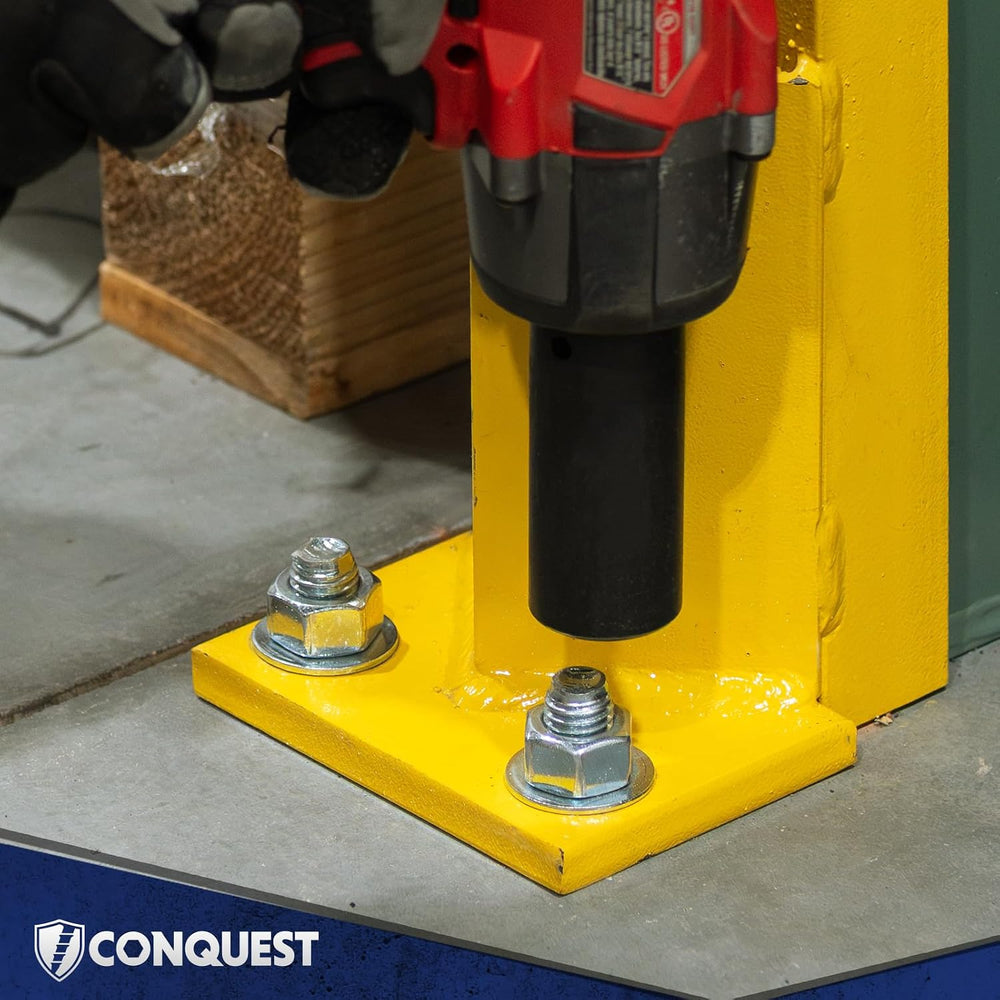Conquest Zinc Plated Wedge Anchors for Concrete 1/4” x 3-1/4”