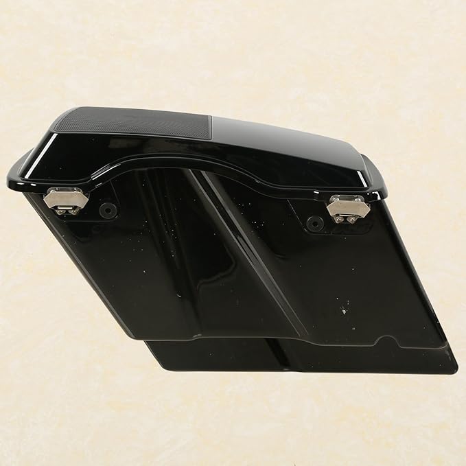 XFMT 5" Stretched Saddlebags Extended Saddle Bags W/ 6x9 Speaker Llids