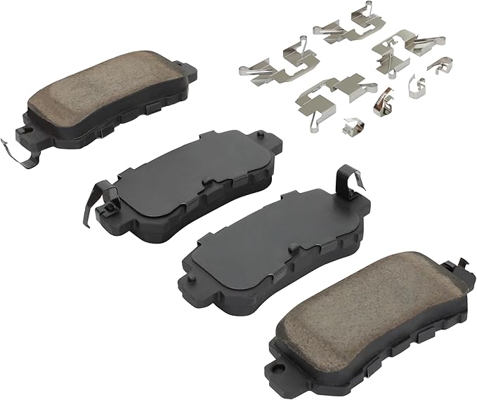 Premium Ceramic Rear Brake Pads Compatible