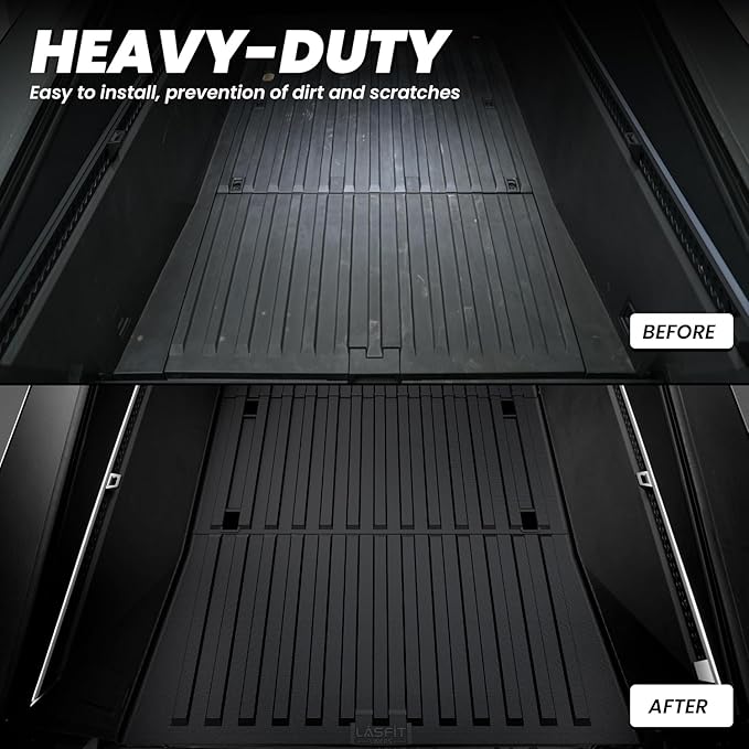 LASFIT Truck Bed Mat for Tesla Cybertruck 2024 2025 2023 6FT Bed Liner Car