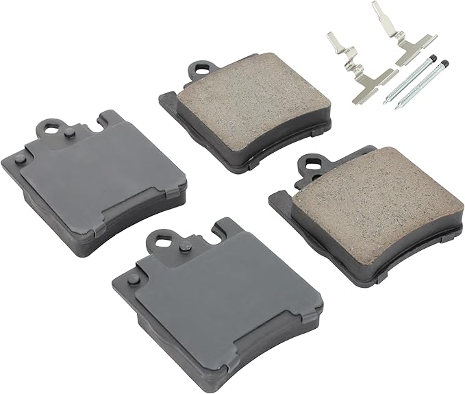 Premium Semi-Metallic Rear Brake Pads Compatible