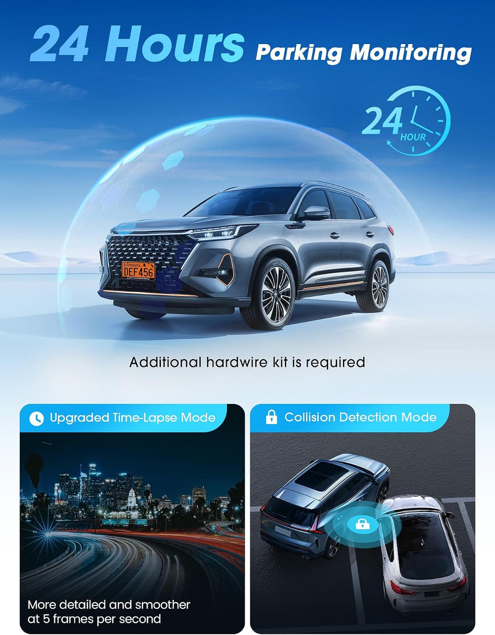 DDPAI Z60 Pro 4K+1080P Dash Cam, Dual STARVIS 2 & HDR, Free 128GB Card