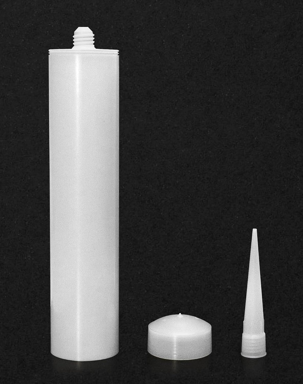QWORK Empty Caulk Tube, 20 Pack 10 oz. Empty Plastic Caulking Cartridge