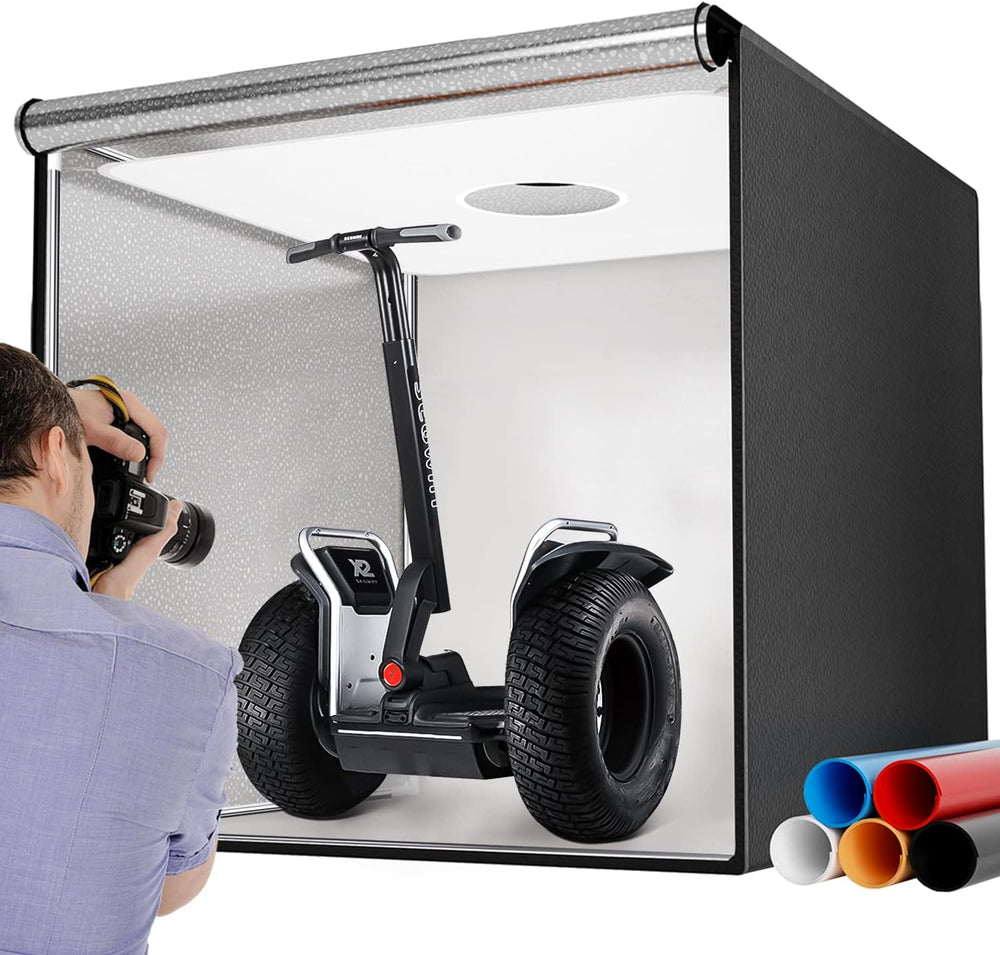 Photo Studio Light Box,39x39 Inch/100x100cm 210 LED Professional Photo Backgr...