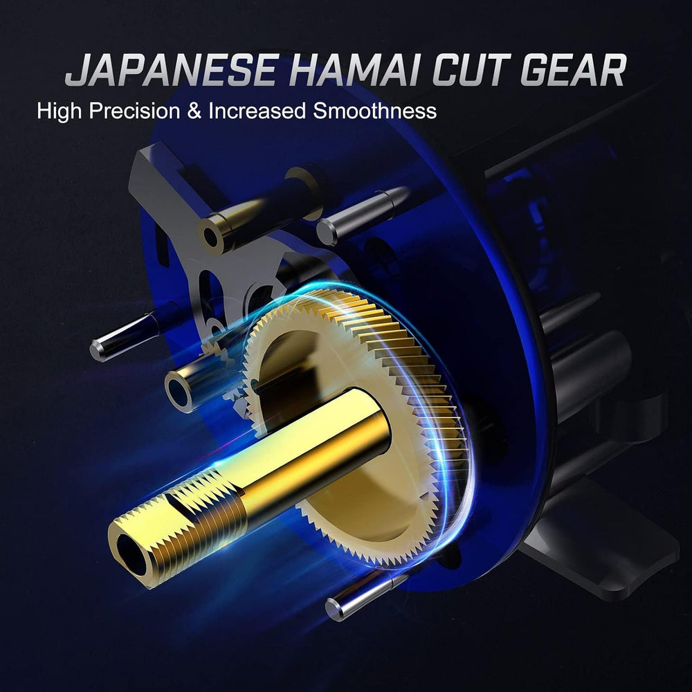 Piscifun Chaos XS Round Baitcasting Reel, Saltwater Conventional Reel