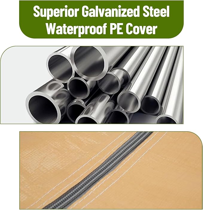 10 x 20ft Heavy-Duty Carport