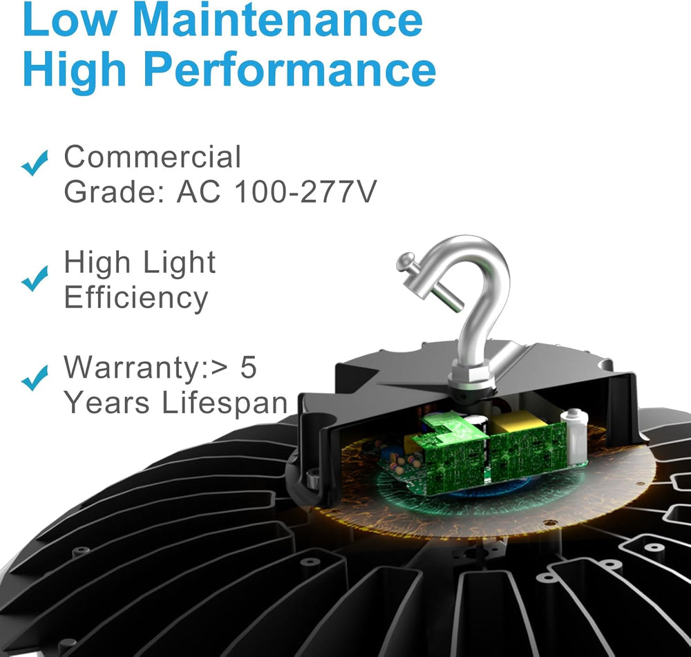 Lightdot LED High Bay Light 300W (340x1W) 45000lm AC100-277V 5000K High Bay L...
