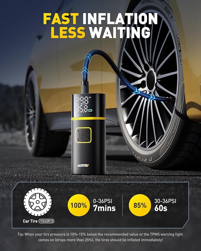 AUXITO Tire Inflator Portable Air Compressor