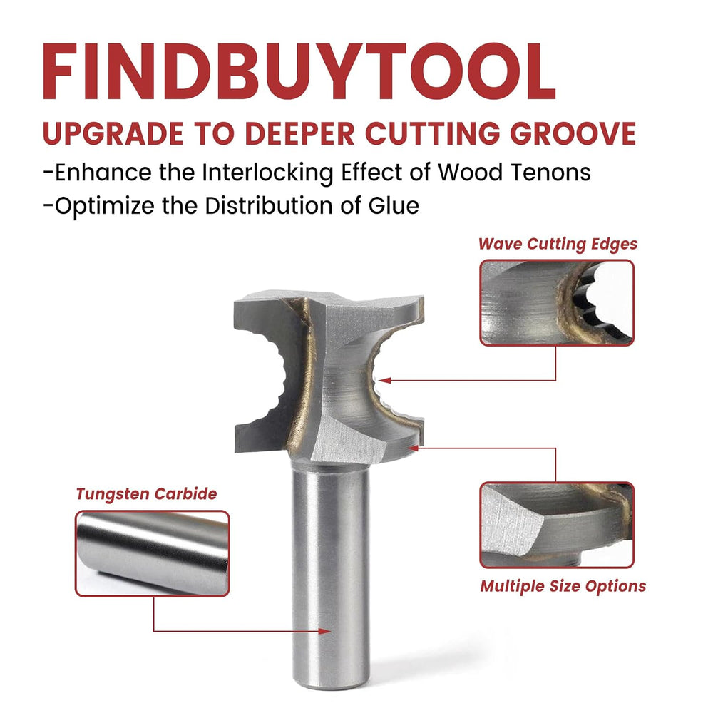 FINDBUYTOOL Domino Router Bit for Festool (D14)