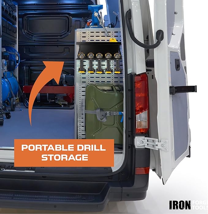 Metal Power Tool Organizer Wall Mount
