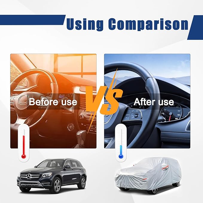 Kayme 6 Layers SUV Car Cover Custom Fit