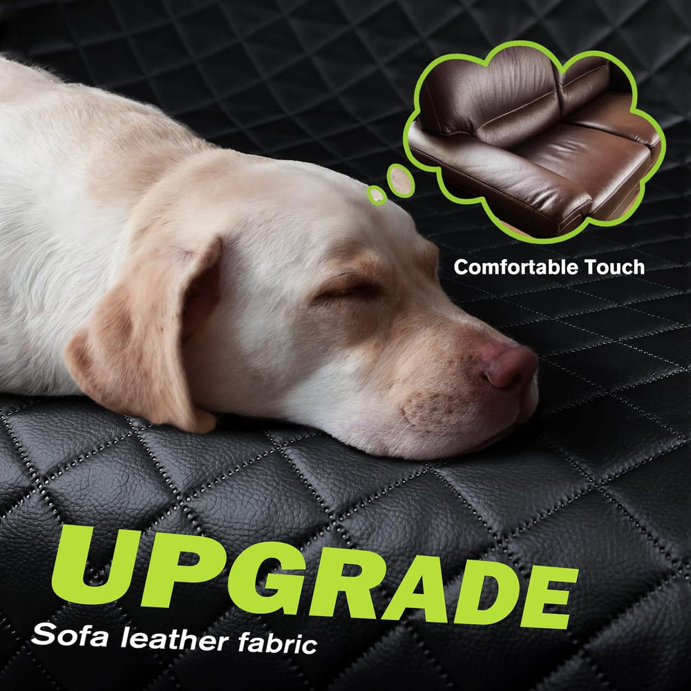 Pecute Dog Car Seat Cover for Back Seat 53.54 * 23.62 in, Car Window Fixing f...