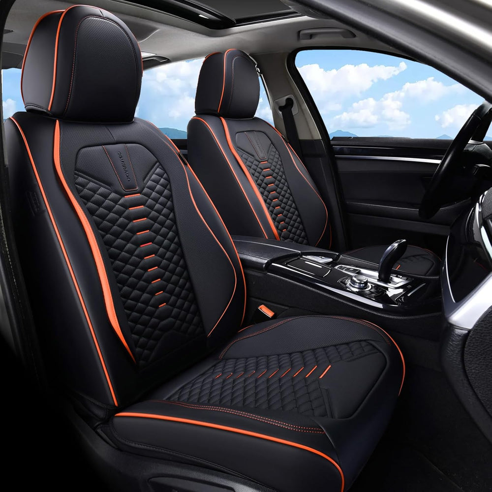 Coverado Automotive Seat Covers, Car Seat Covers Front Seats, Nappa Leather B...