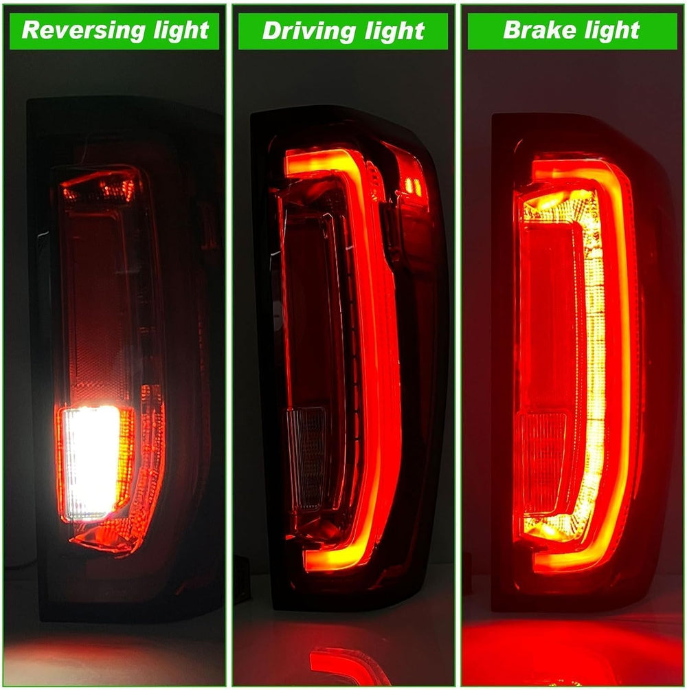 Lochnchn LED Tail Light Assembly Compatible with 2019-2025 GMC Sierra 1500/25...