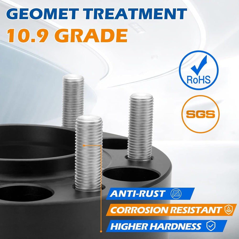 dynofit 2 Inch 6x135 Hub-Centric Wheel Spacers (4 Pcs) for 2015-2026 Ford F15...