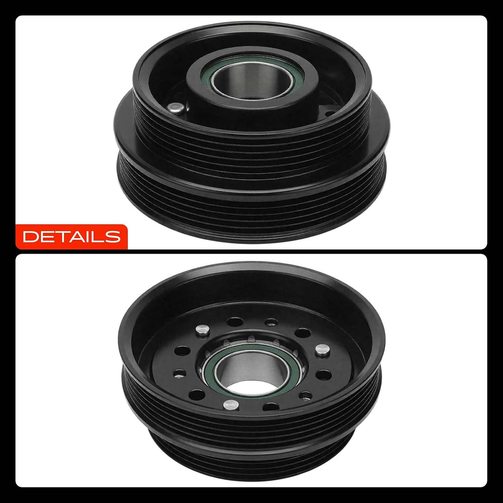 A-Premium Air Conditioner AC Compressor Clutch Pulley and Front Plate
