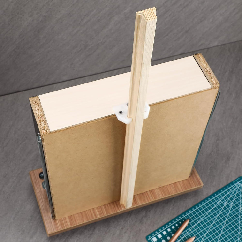Yousoontic 4 Pack Hardwood Center Mount Drawer Slides Wooden Drawer Track Cla...